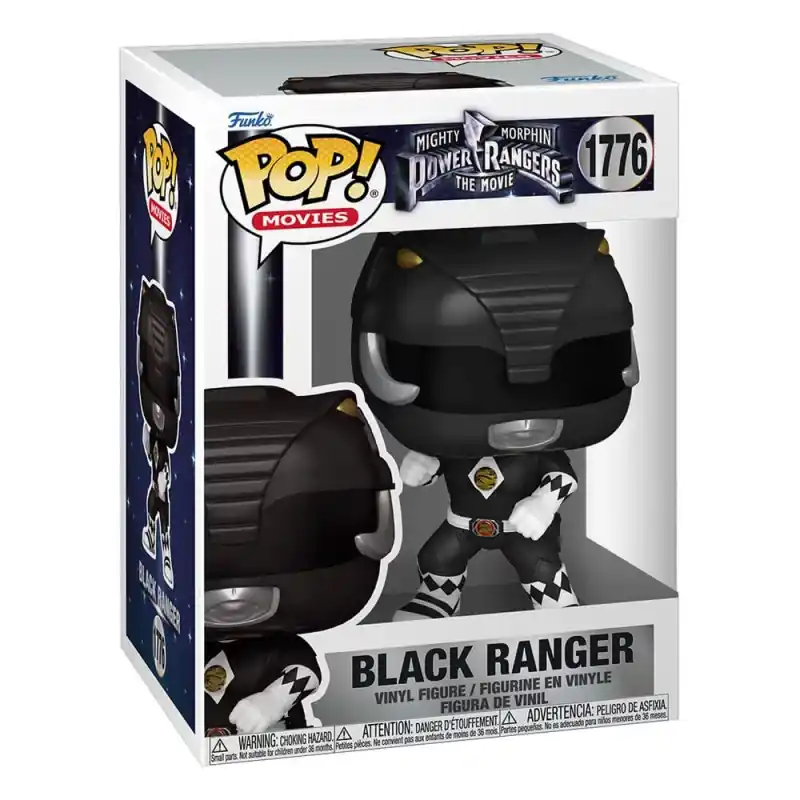 Remise Power Rangers, le film POP! Movies Black Ranger Figurine 10cm N°1776