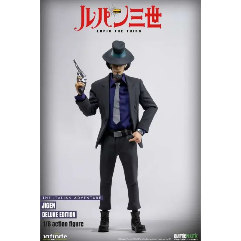 Produit De Marque Lupin the 3rd The Italian Adventure Collectible Action Figurine 1/6 Daisuke Jigen Deluxe Edition 30cm