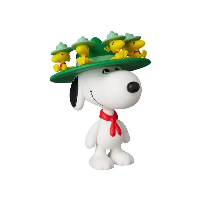Authentique Snoopy Figurine Medicom UDF série 18 Snoopy & Woodstock 8cm