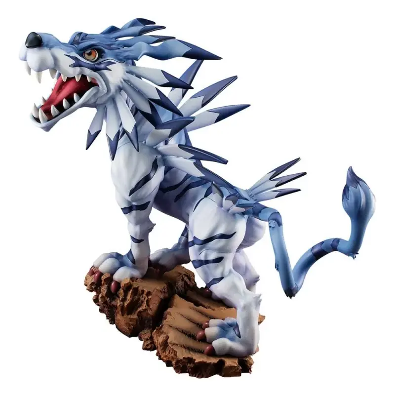 Réduction Digimon Adventure Figurine G.E.M. Precious Series PVC Garurumon Battle Ver. 28 cm