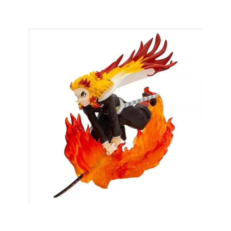 Demon Slayer Kimetsu no Yaiba Figurine Vibration Stars Plus Kyojuro Rengoku 14cm Achat Immédiat