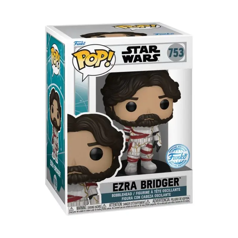 Nouvelle Collection Star Wars Ahsoka POP! Télévision Ezra Bridger Exclusive Figurine 10cm N°753