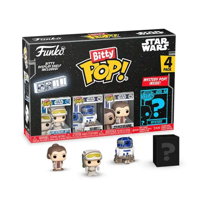 Star Wars Pack de 4 Bitty Pop! Luke 2cm Réduction
