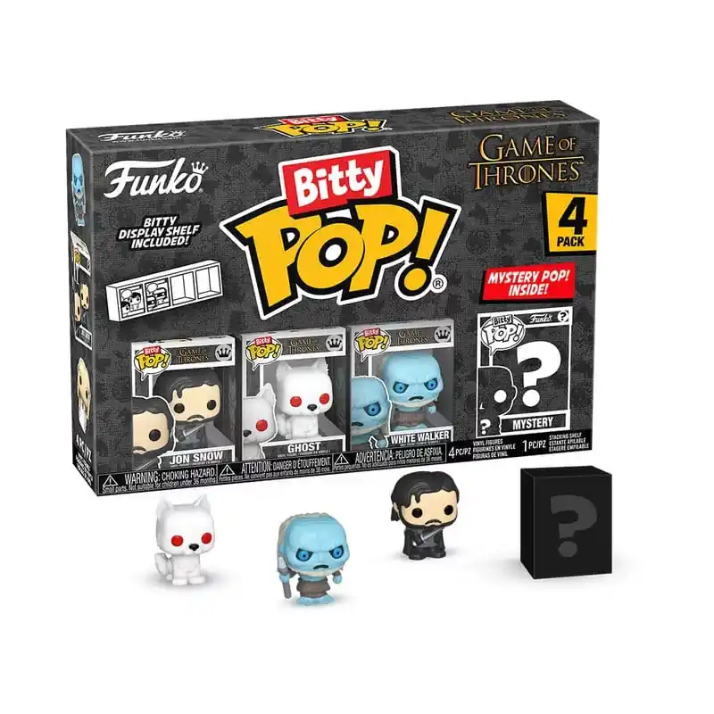 Promotion Saisonnière Game of Thrones Pack de 4 Bitty Pop! Jon Snow 2cm