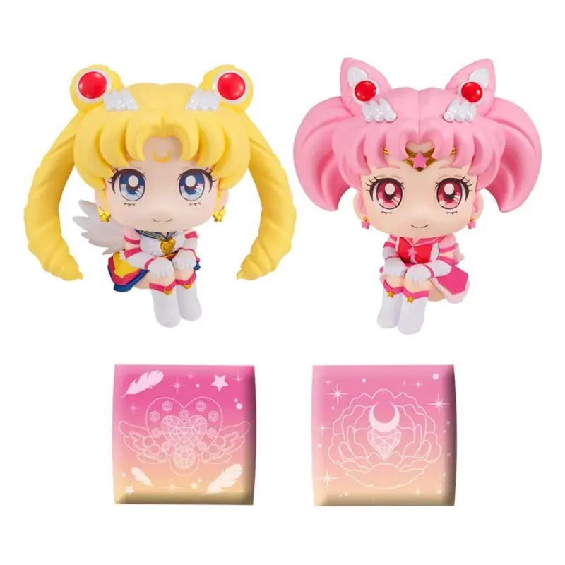 Offre Exclusive Sailor Moon Cosmos The Movie Look Figurine Look Up Eternal Sailor Moon & Eternal Sailor Chibi Moon LTD Ver. 11cm