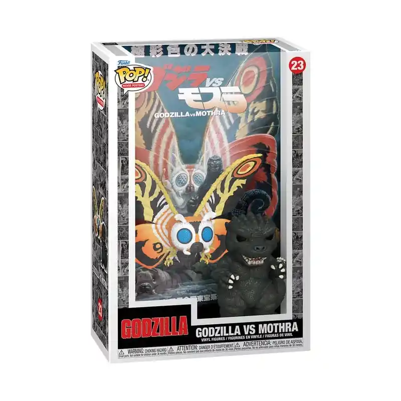 Godzilla 70th Anniversary POP! Movie Poster Godzilla vs Mothra Figurine 10cm N°23 Expédié Aujourd'hui