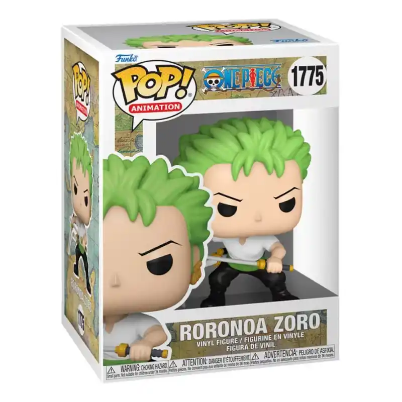 One Piece POP! Animation Roronoa Zoro (Two Sword Style) Figurine 10cm N°1775 Offre Exclusive