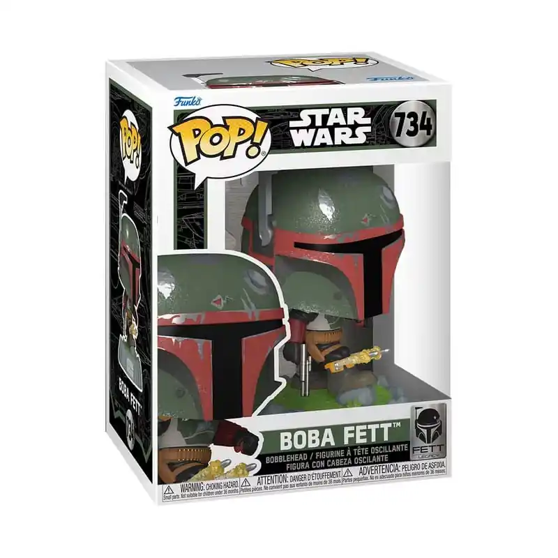 Nouveauté Star Wars Fett Legacy POP! Movies Boba Fett with Rockets Figurine 10cm N°734