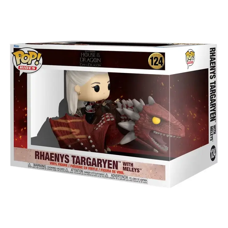 Usine Directe House of the Dragon POP! Ride Deluxe Rhaenys Targaryen with Meleys Figurine 10cm N°124