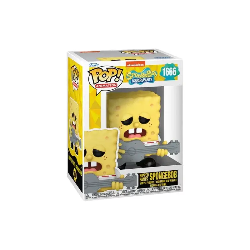 Bob l‘éponge POP! Animation Bob l‘Eponge avec Guitare Figurine 10cm N°1666 Meilleur Choix
