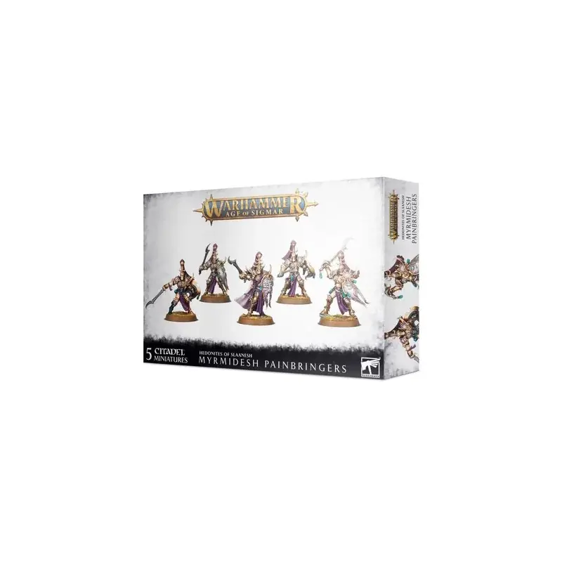 Jusqu'à Épuisement Des Stocks Warhammer Age Of Sigmar (AoS) Figurines à peindre Hedonites of Slaanesh Tortionnaires Myrmidesh / Myrmidesh Painbringers