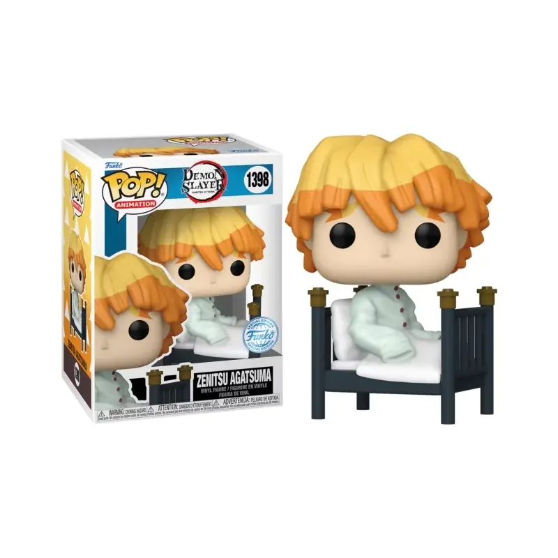 Demon Slayer Kimetsu no Yaiba POP! Animation Zenitsu Agatsuma Recovering (Récupération) Figurine 10cm N°1398 Top Vente