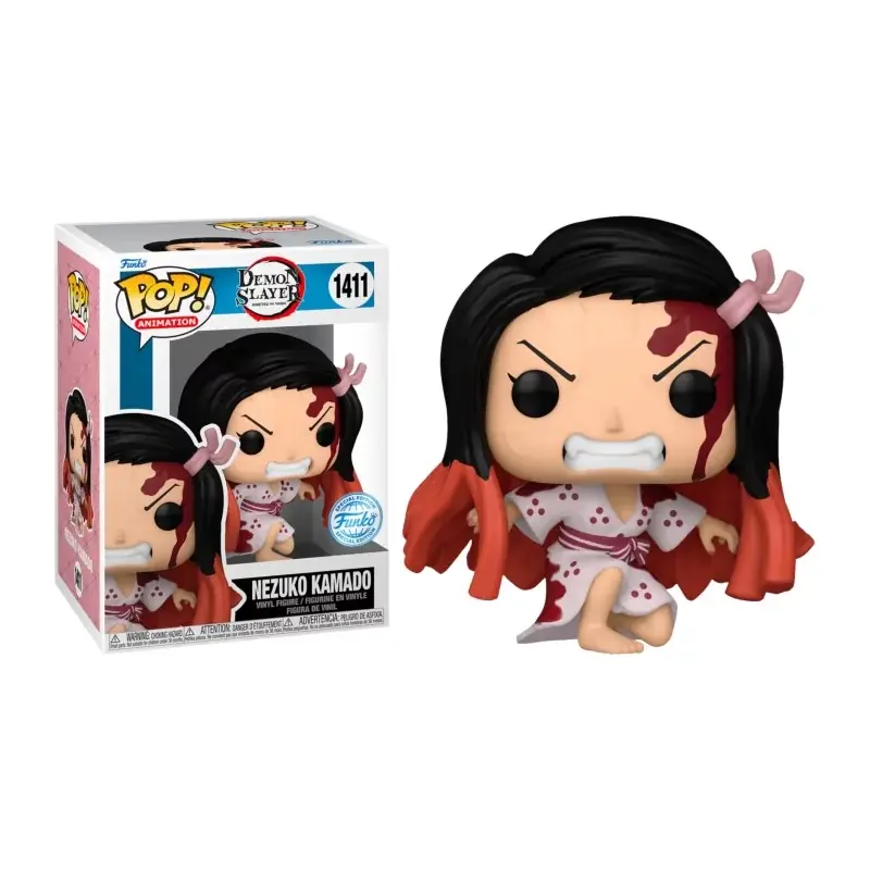 Satisfait Ou Remboursé Demon Slayer Kimetsu no Yaiba POP! Animation Nezuko Kamado "S‘agenouillant" Figurine 10cm N°1411