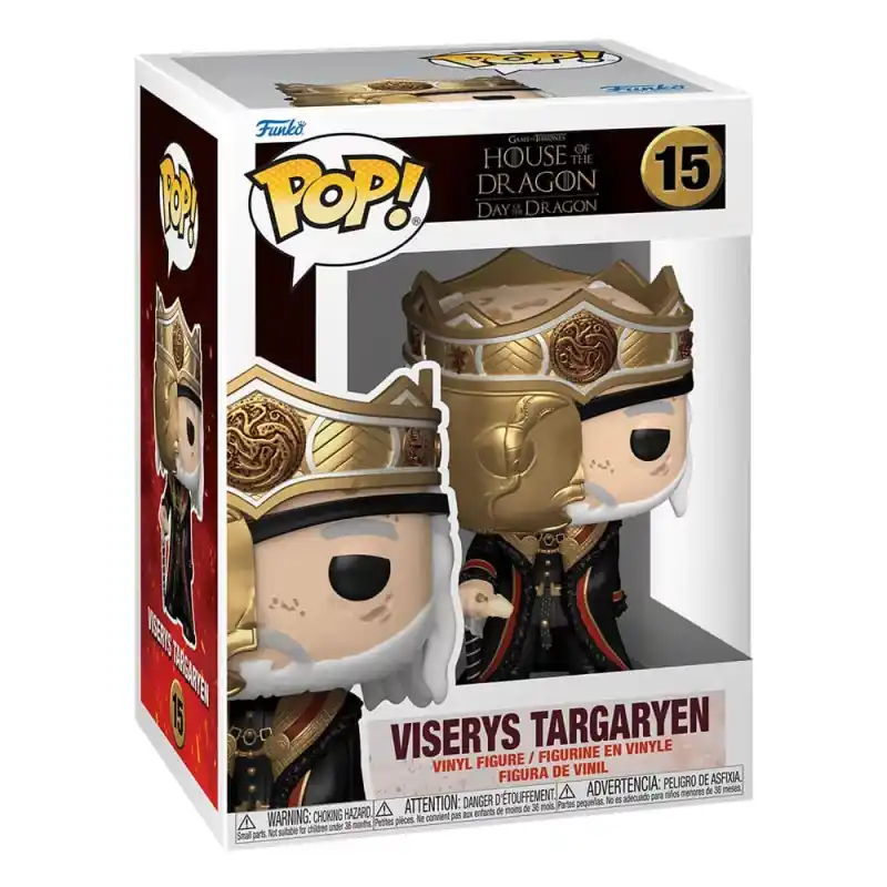 House of the Dragon POP! Télévision Masked Viserys Targaryen Figurine 10cm N°15 Affaire À Saisir