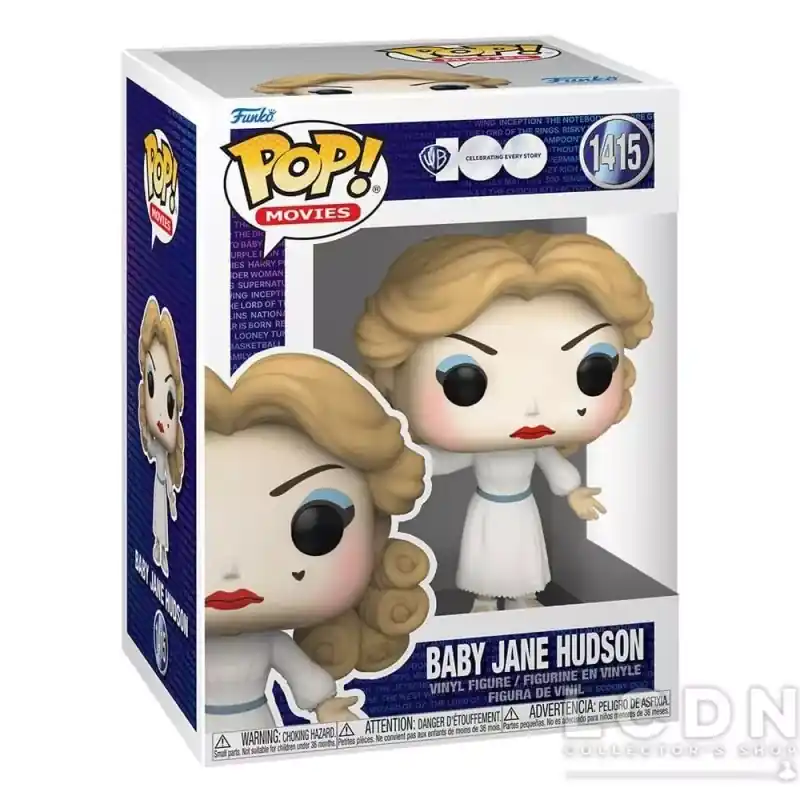 Promotion Saisonnière Qu‘est-il arrivé à Baby Jane ? POP! Movies Baby Jane Hudson Vinyle Figurine 10cm N°1415