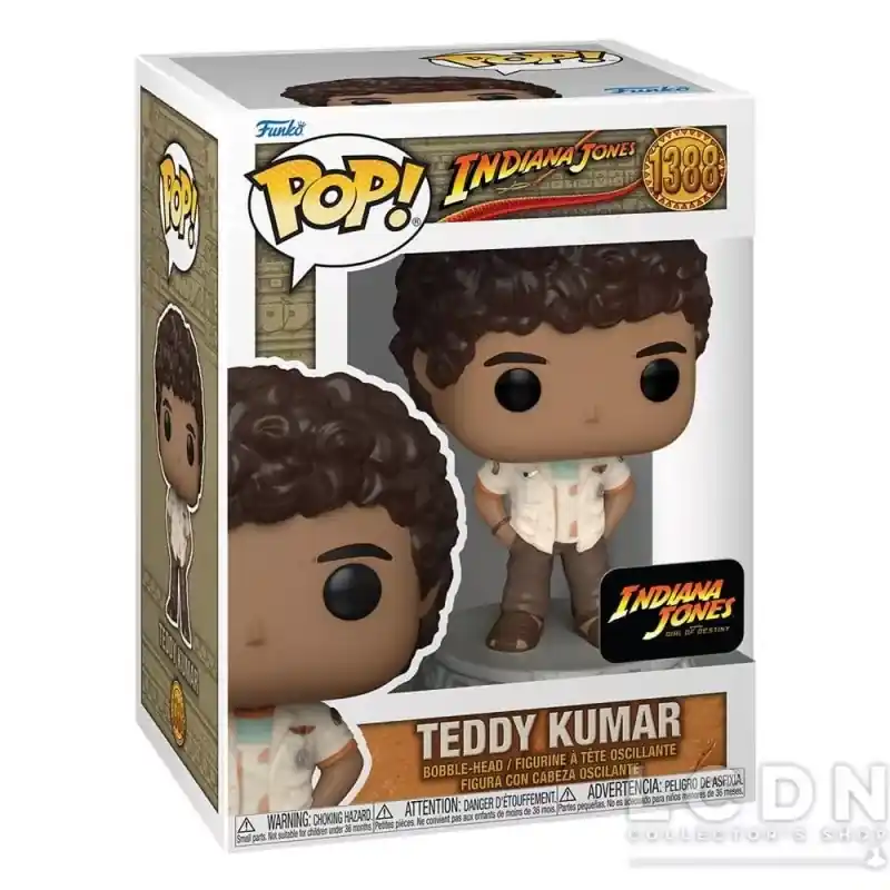 Meilleur Prix Indiana Jones et le Cadran de la Destinée POP! Movies Teddy Kumar Vinyle Figurine 10cm N°1388