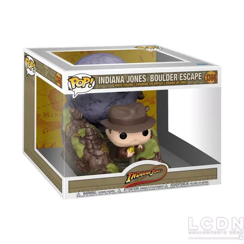 Meilleure Vente Indiana Jones Les Aventuriers de l‘Arche Perdue POP! Moments Boulder Escape Vinyle Figurine 10cm N°1360