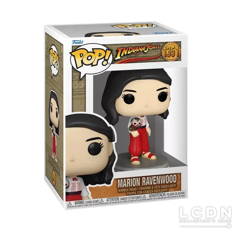 Indiana Jones Les Aventuriers de l‘Arche Perdue POP! Movies Marion Ravenwood Vinyle Figurine 10cm N°1351 Soldes