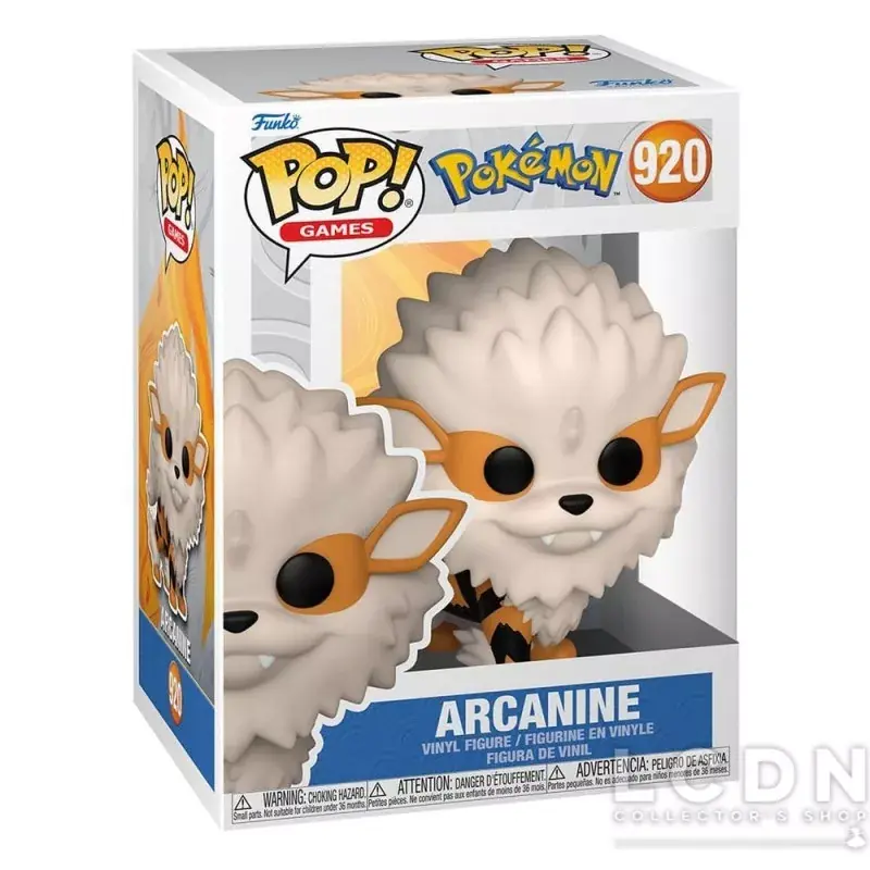 Pokémon POP! Games Arcanin Arcanine (EMEA) Vinyle Figurine 10cm N°920 Nouvel Arrivage