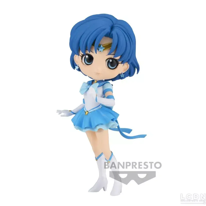 Sailor Moon Cosmos Movie Figurine Q Posket Eternal Sailor Mercury Ver.B 14cm Paiement Sécurisé