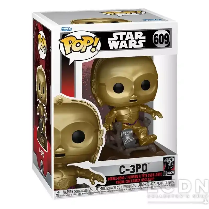 Bon Marché Star Wars Le Retour du Jedi POP! Movies C3P0 in chair Vinyle Figurine 10cm N°609