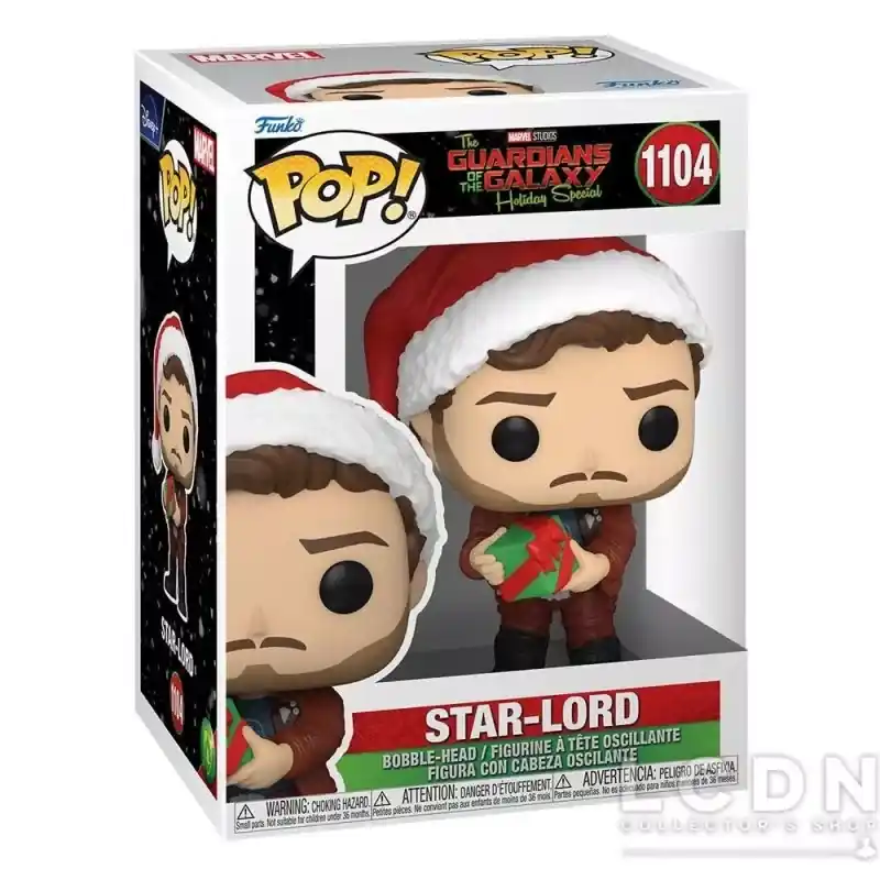 Seulement Aujourd'hui Les Gardiens de la Galaxie Holiday Special POP! Marvel Star-Lord Vinyle Figurine 10cm N°1104