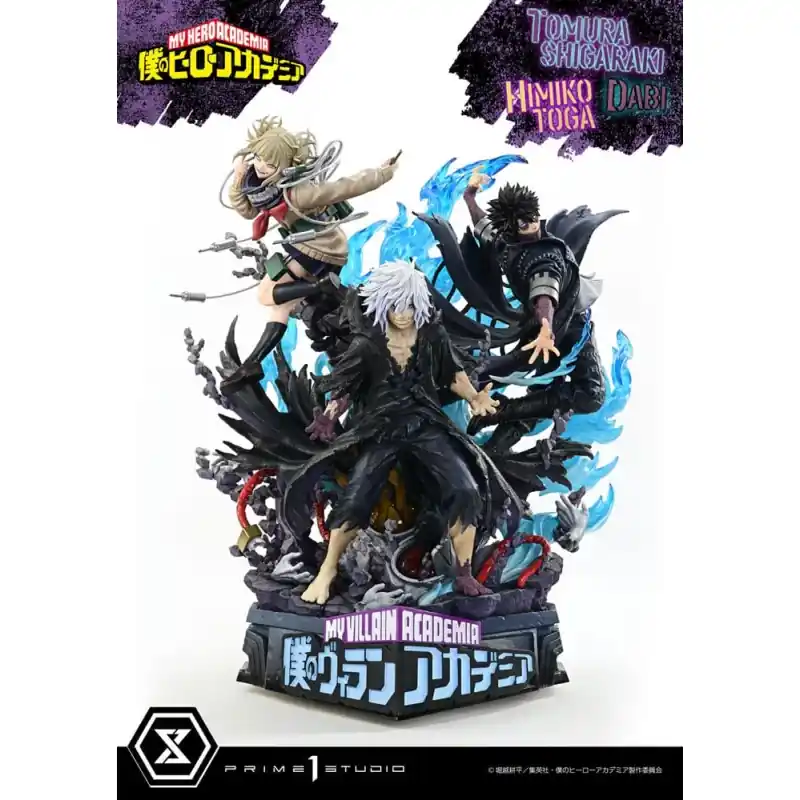 Réduction My Hero Academia Statue 1/4 Tomura Tomura Shigaraki, Dabi & Himiko Toga 69cm