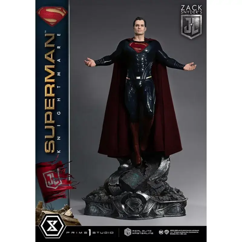 Commander Maintenant Zack Snyder‘s Justice League Statue 1/3 Superman Knightmare Color Edition 95cm