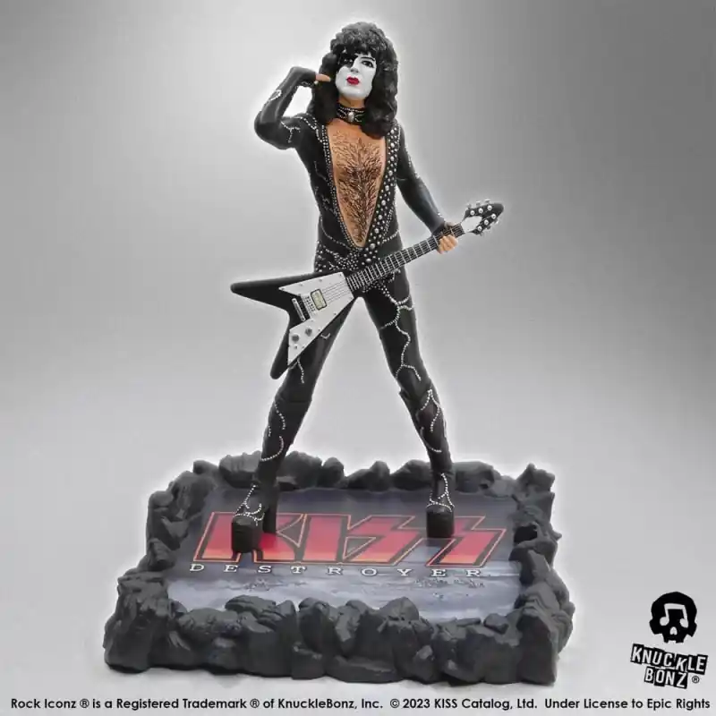 Promotion Kiss Statue Rock Iconz The Starchild (Destroyer) 22cm