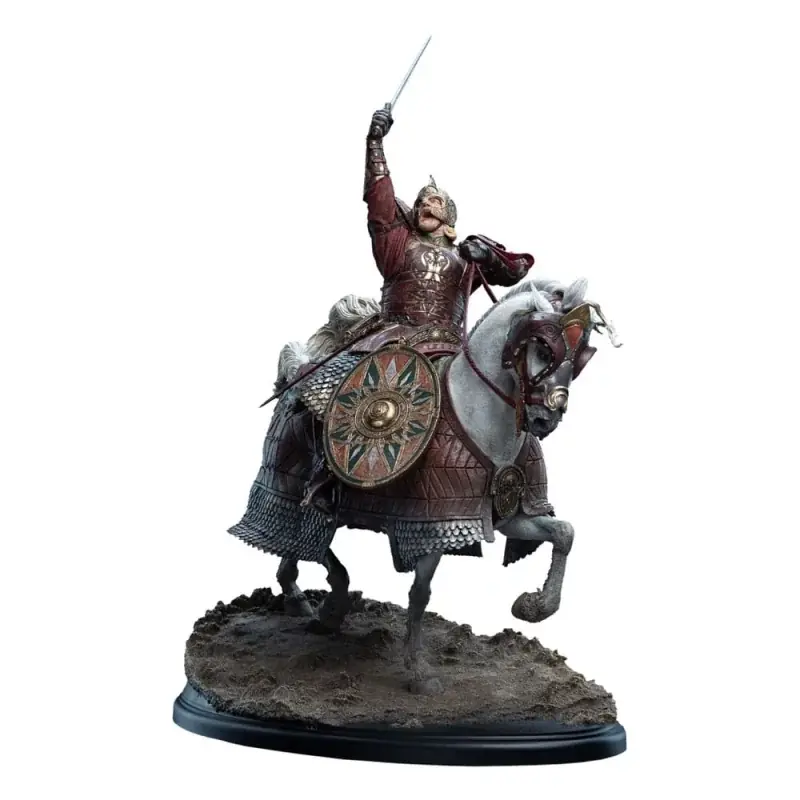 Le Seigneur des Anneaux (Lord of the Rings) Statue 1/6 King Theoden on Snowmane 60cm *Neuf* Promotion Saisonnière