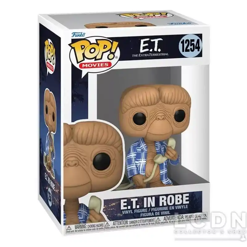 Nouvelle Collection E.T. l´extra-terrestre POP! Movies E.T. in Robe Vinyle Figurine 10cm N°1254