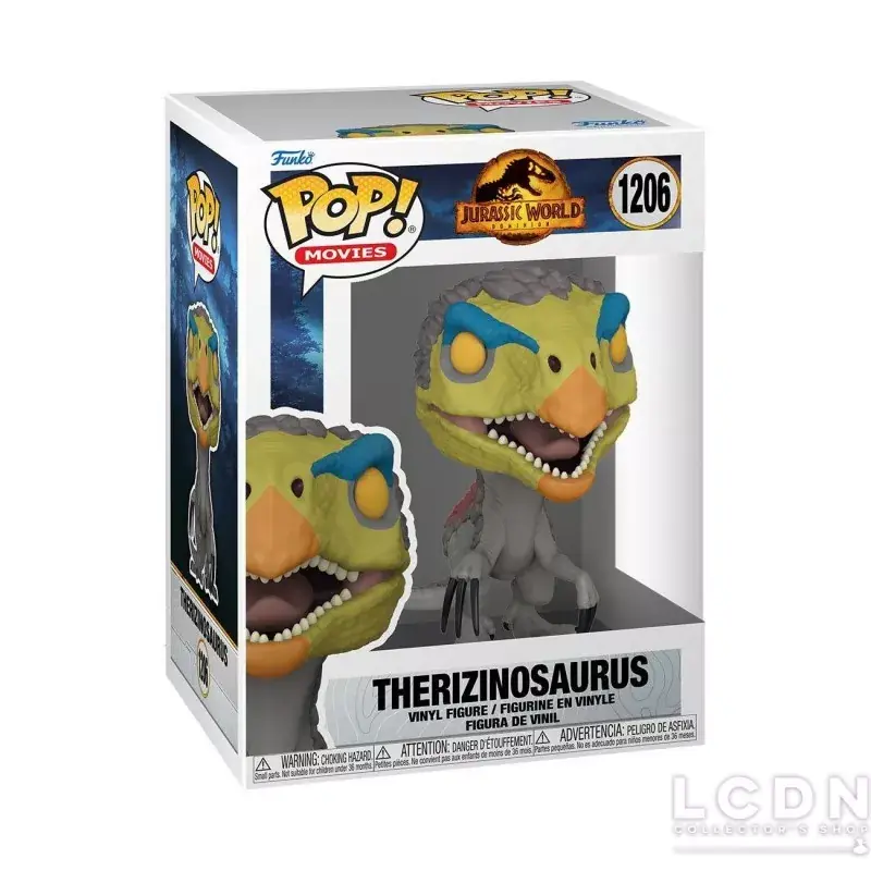 Must-Have Jurassic World 3 Le Monde d‘après POP! Movies Vinyl figurine Therizinosaurus 9 cm n°1206