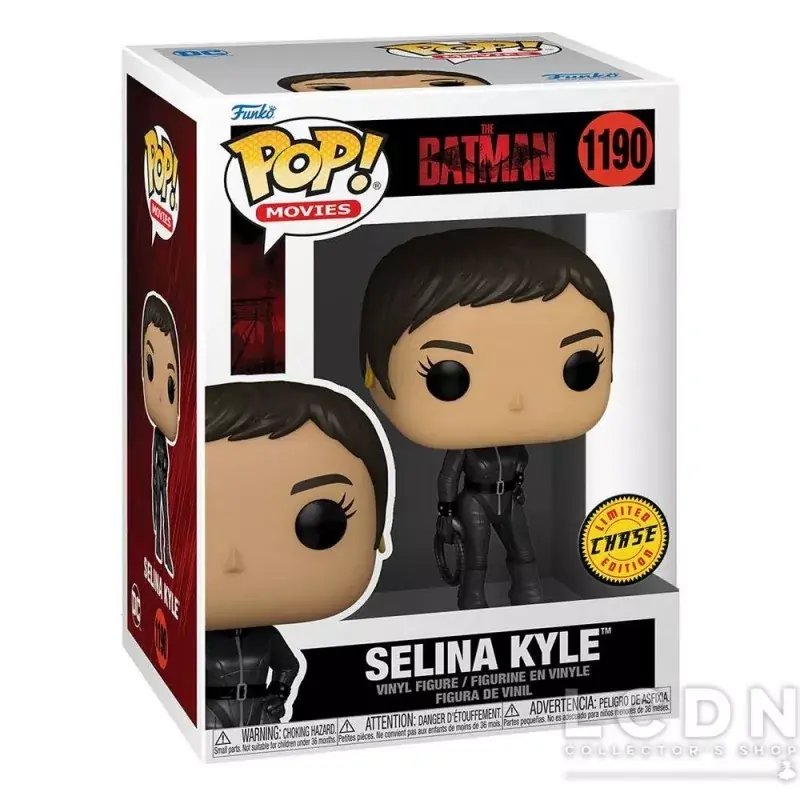 Jusqu'à Épuisement Des Stocks The Batman POP! Movies Selina Kyle Catwoman Vinyle Figurine 10cm N°1190 *CHASE*