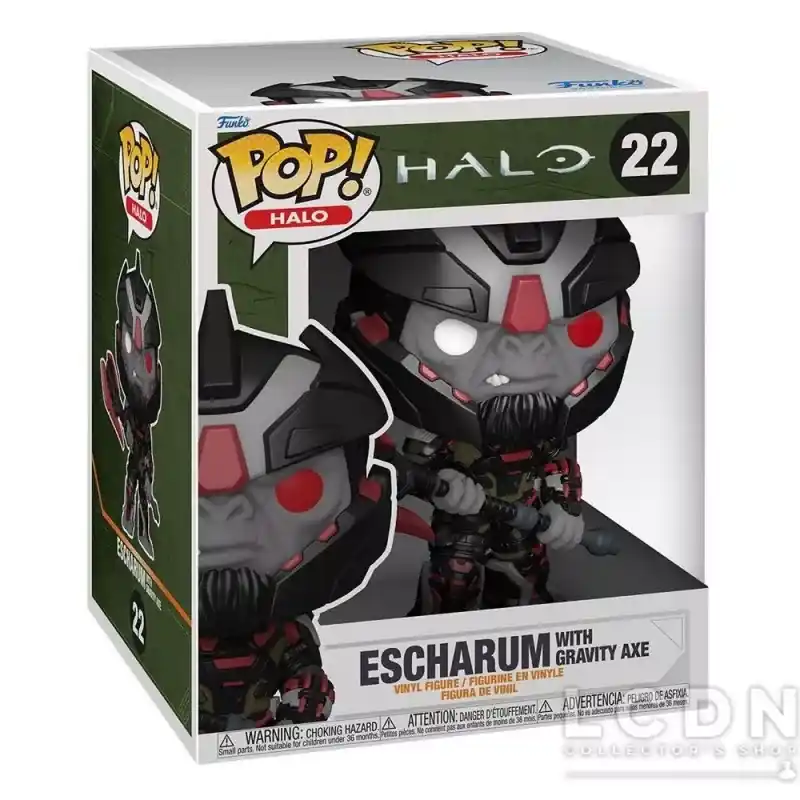 Seulement Aujourd'hui Halo Infinite Super Sized POP! Games Escharum w/Axe Vinyle Figurine 15cm N°22