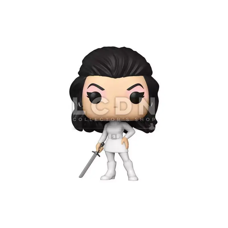 Expédié Aujourd'hui DC Comics POP! Heroes Wonder Woman 80th Ultra Mod Secret Agent Wonder Woman Vinyl Figurine 10cm n°382