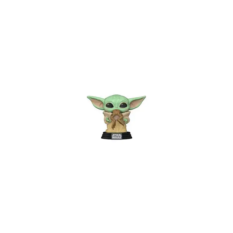 Nouvelle Collection Star Wars The Mandalorian POP! Television L‘enfant ( The Child ) "Bébé Yoda" avec grenouille Vinyl Figurine 10cm n°379