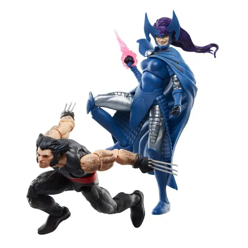 Figurines Marvel Legends Series 15cm 2pack Wolverine et Psylocke Prix Bas